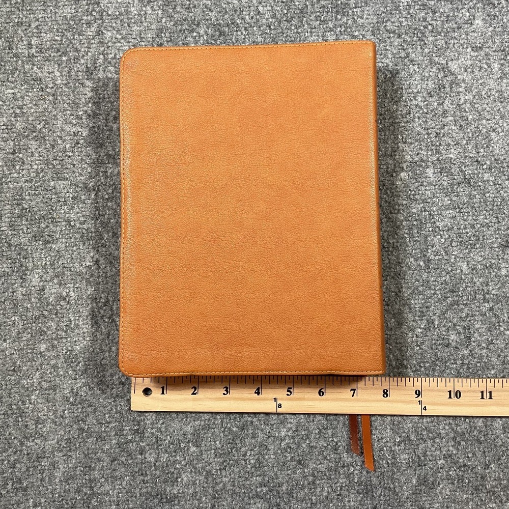 Holy Bible Holman Christian Standard Notetaking Chestnut Brown Bonded Leather - Picture 2 of 11